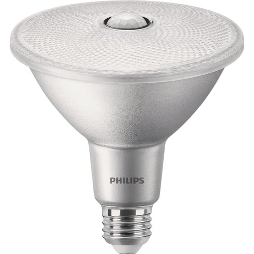 585448 Philips Motion & Daylight Sensor PAR38 LED Floodlight Light Bulb