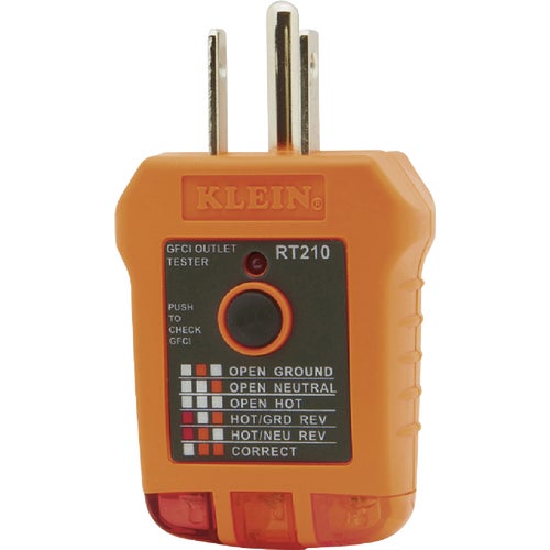 RT210 Klein Tools Receptacle GFI Tester