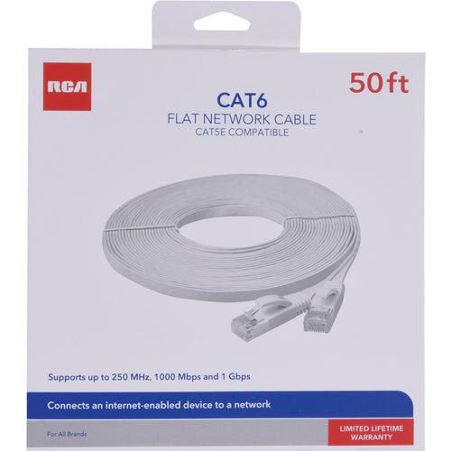 TPH750FEV RCA Flat Cat-6 Wire