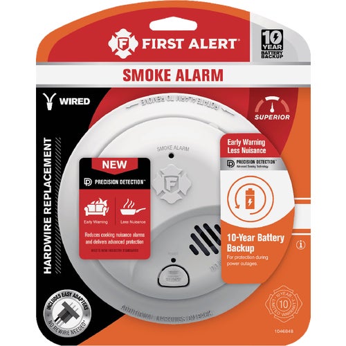 1046848 First Alert Interconnectable Hardwired Ionization Smoke Alarm