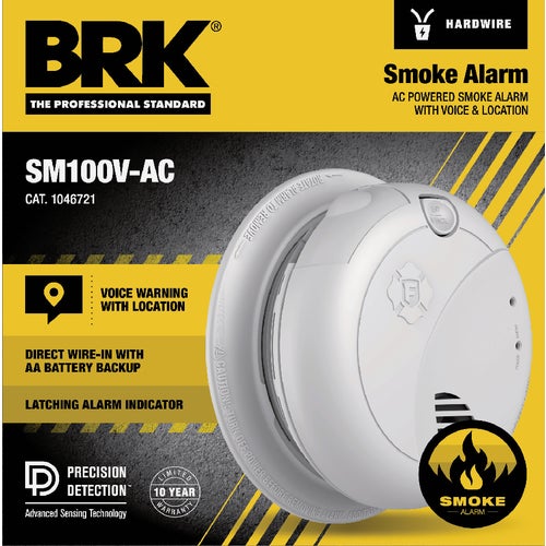 1046721 BRK Hardwired Photoelectric Smoke Alarm