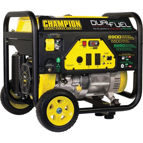 100231 Champion 5500W Gasoline/5000W Propane Portable Generator (California Compliant)