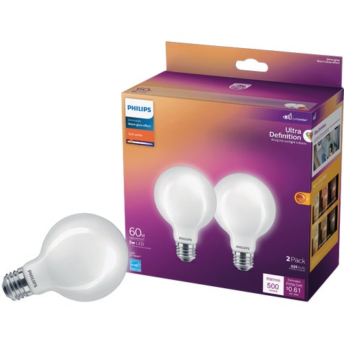 565000 Philips Ultra Definition G25 Medium LED Decorative Light Bulb