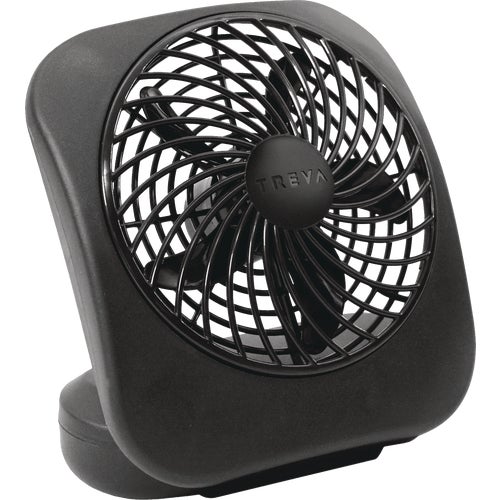 FD05004 BLK Treva 5 In. Battery Operated Table Fan