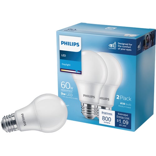 565473 Philips EyeComfort A19 Medium LED Light Bulb