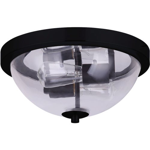 IFM370A13BK-B Home Impressions 13 In. Matte Black Flush Mount Ceiling Light Fixture