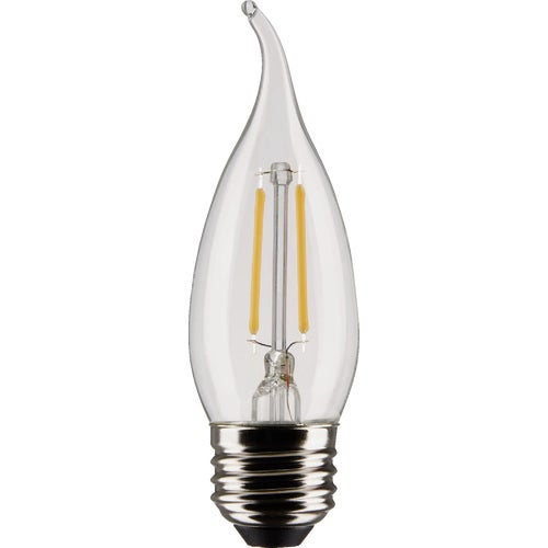 S21848 Satco CA10 Medium Base Traditional Look LED Decorative Light Bulb