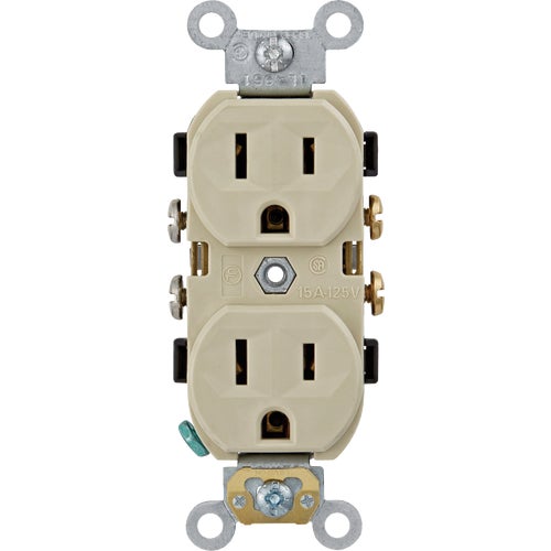 R51-CBR15-00I Leviton 15A Commercial Duplex Outlet