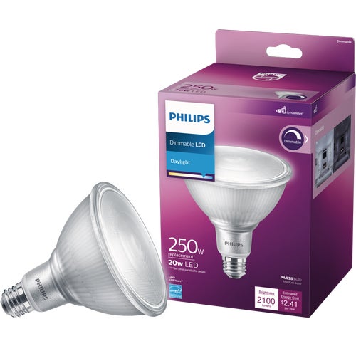 573188 Philips High Output PAR38 Medium Dimmable LED Floodlight Light Bulb