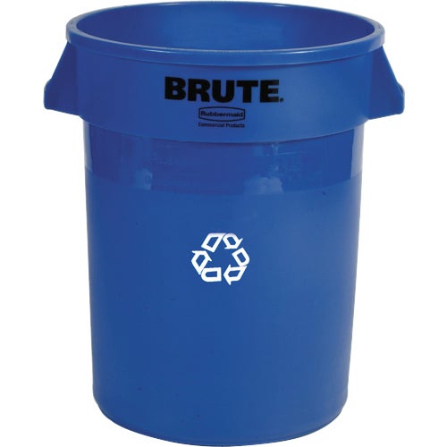 FG263273BLUE Rubbermaid 32 Gal. Recycling Trash Can