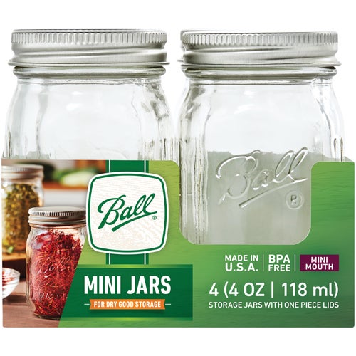 1440080100 Ball Miniature Glass Storage Jar