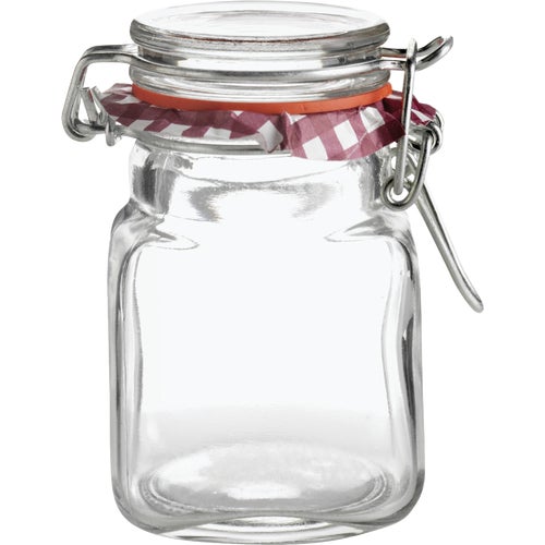 25.46 Kilner Square Clip Top Glass Storage Jar