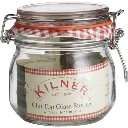 25.49 Kilner Round Clip Top Glass Storage Jar