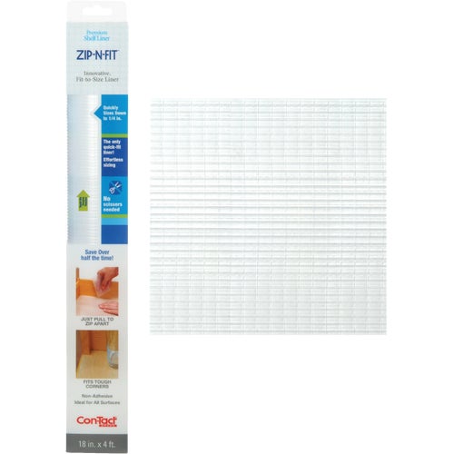 04F-CZ8S01-06 Con-Tact Zip-N-Fit Non-Adhesive Shelf Liner