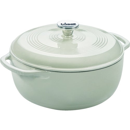 EC6D13 Lodge 6 Qt Porcelain Enamel Coated Cast Iron Dutch Oven