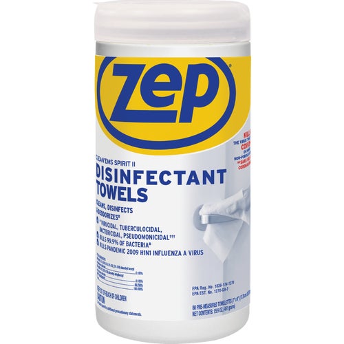 R53380 Zep Cleanems Spirit II Disinfectant Wipe