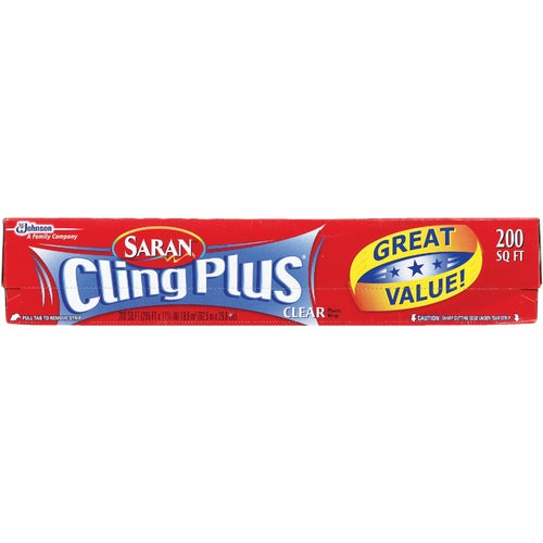 202 Saran Cling Plus Plastic Food Wrap