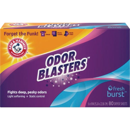 290 Arm & Hammer Odor Blasters Dryer Sheet