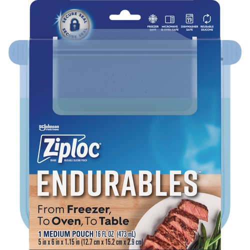 921 Ziploc Endurables Silicone Pouch Food Storage