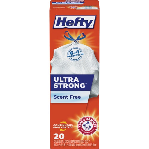 E88312 Hefty Ultra Strong Tall Kitchen Trash Bag