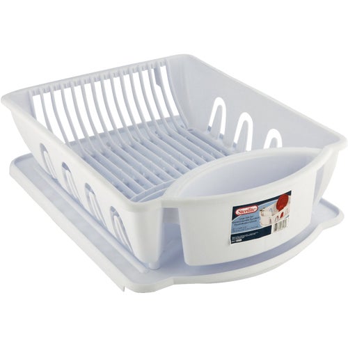 6418006 Sterilite 2-Piece Ultra Sink Dish Drainer Set