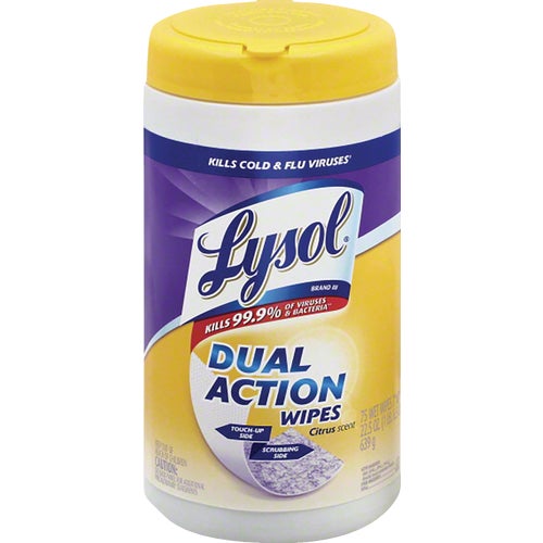 1920081700 Lysol Dual Action Disinfectant Wipe