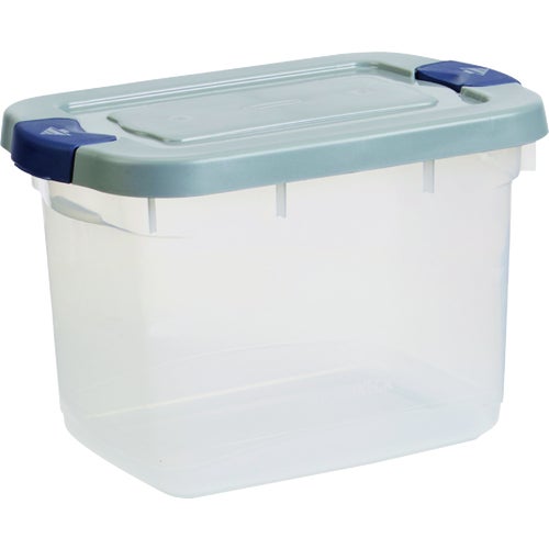 RMRC019000 Rubbermaid Roughneck Clear Storage Tote