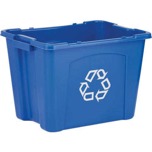 FG571473BLUE Rubbermaid Commercial Blue Recycling Box