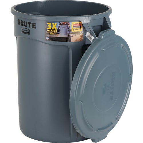 1866145 Rubbermaid Commercial Brute Trash Can With Lid