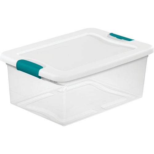 14948012 Sterilite White Latching Storage Tote