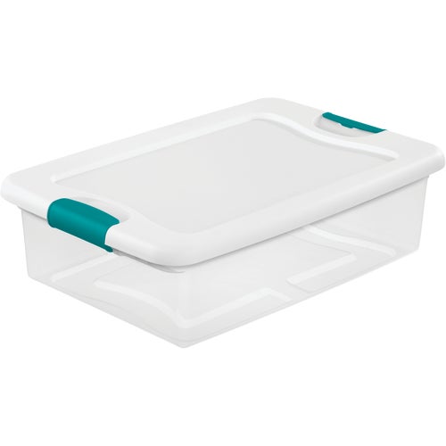 14968006 Sterilite White Latching Storage Tote