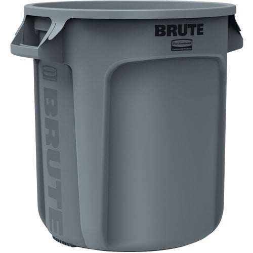 FG261000GRAY Rubbermaid Commercial Brute Vented Resin Trash Can