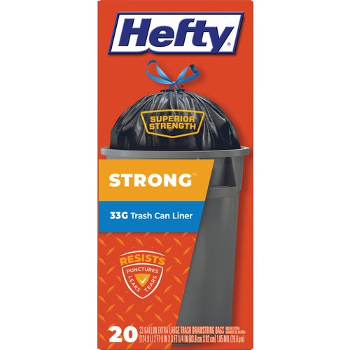 E86725 Hefty Strong Extra Large Trash Bag