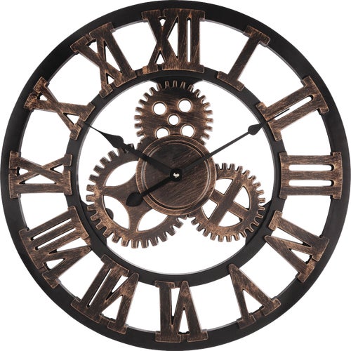 32248 Westclox Bronze Gear Wall Clock