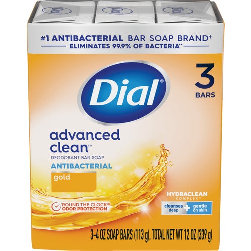 DIA 12402 Dial Advanced Clean Gold Bath Bar Soap