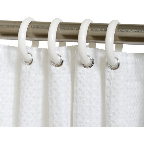 SSR01WW Zenith Plastic Shower Curtain Ring