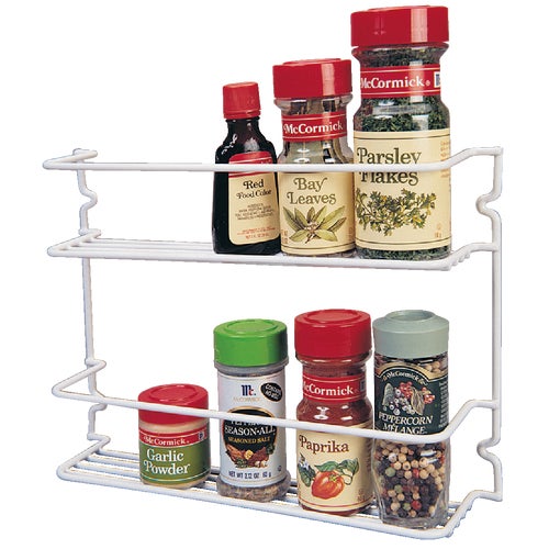 40504 Grayline White Spice Rack