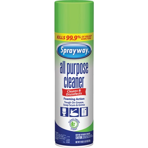 SW5002R Sprayway Foaming Action All-Purpose Cleaner Disinfectant Spray