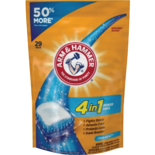 70008 Arm & Hammer 4-In-1 Power Paks Laundry Detergent