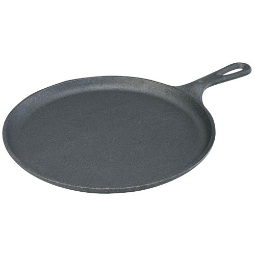 L9OG3 Lodge Round Cast Iron Griddle With Handle