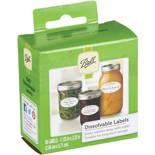 1440010734 Ball Dissolvable Jar Label