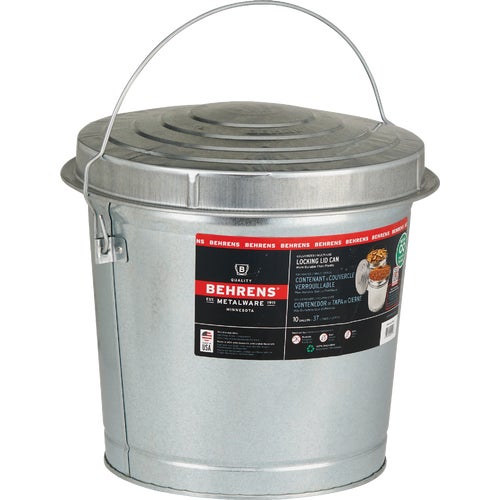 6110 Behrens Galvanized Garbage Trash Can Pail