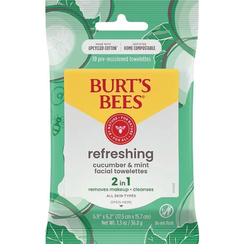 89649 Burts Bees Facial Cleansing Towelettes