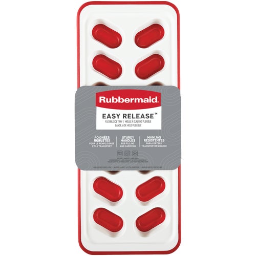 2122588 Rubbermaid Easy Release Dual Material Ice Cube Tray