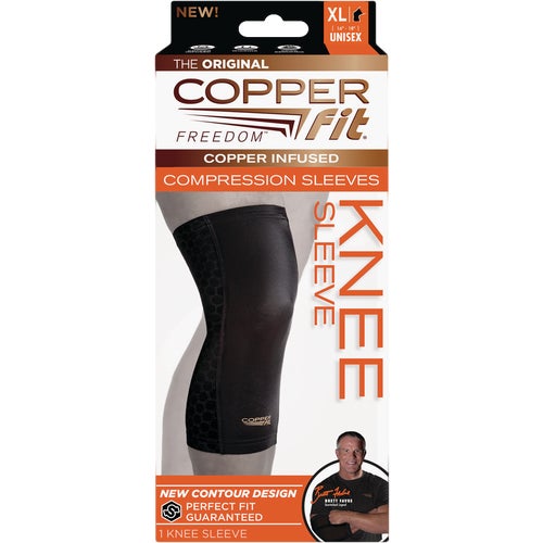 CF2KNXLG Copper Fit Freedom Compression Knee Sleeve