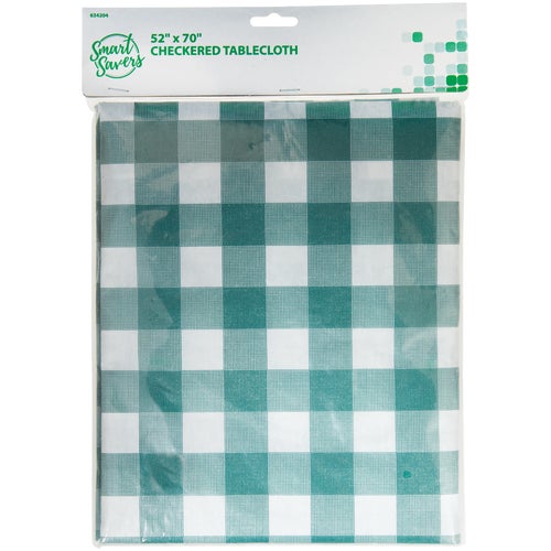 HJ019 Smart Savers Checker Tablecloth