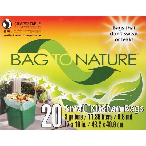 41201 Bag-To-Nature Compostable Trash Bag