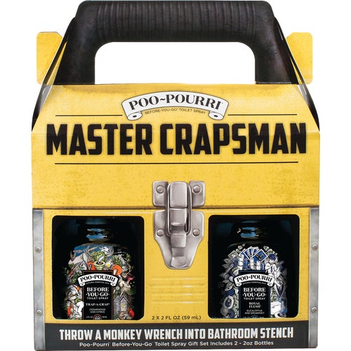 SET-MCM-CB Poo-Pourri Master Crapsman Deodorizer Gift Set