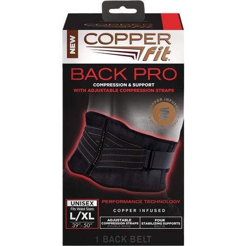 CFBACKLXL Copper Fit Back Pro Brace Wrap