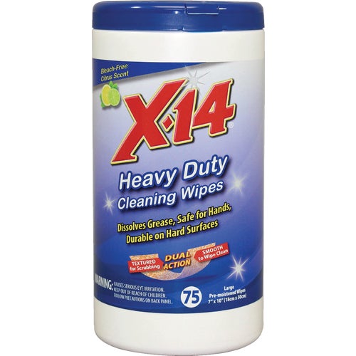 240075 X-14 Heavy Duty Surface Cleaning Wipes